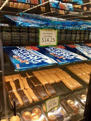 Maple bars, chocolate bars and giant rice crispy treats! I love this store already!