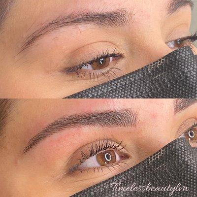 Microblading for a natural look
