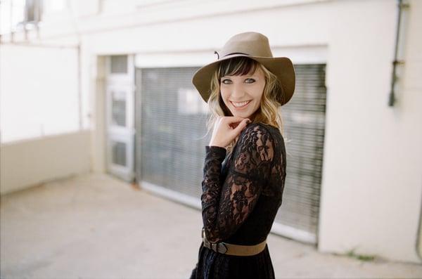 On location, in San Fransisco, with America's Got Talent star, Cami Bradly.