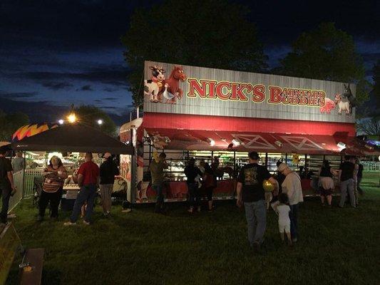 Lit up on the Midway