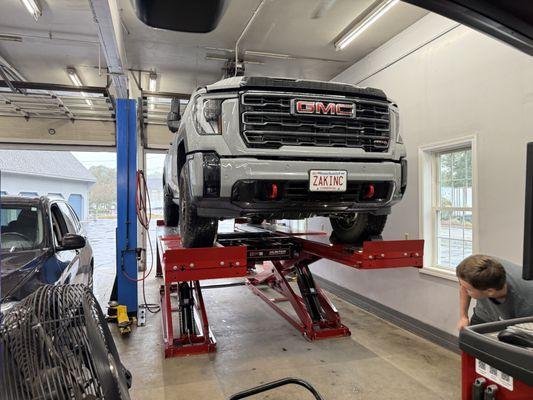 Diesel Truck Oil Change & Alignment
