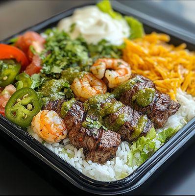 Famous surf and Turf customer favorite choice