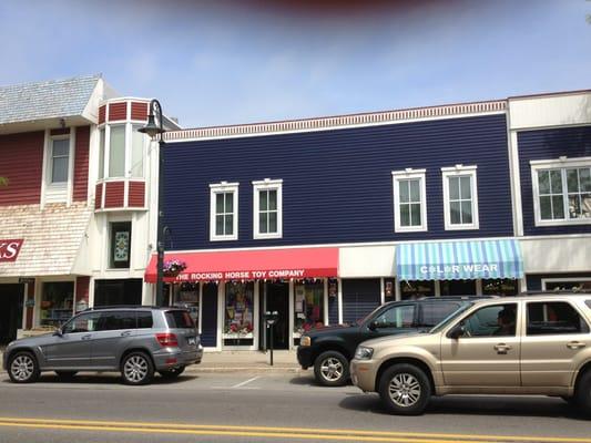 The Rocking Horse Toy Co. - Charlevoix, MI. Left side of pic.