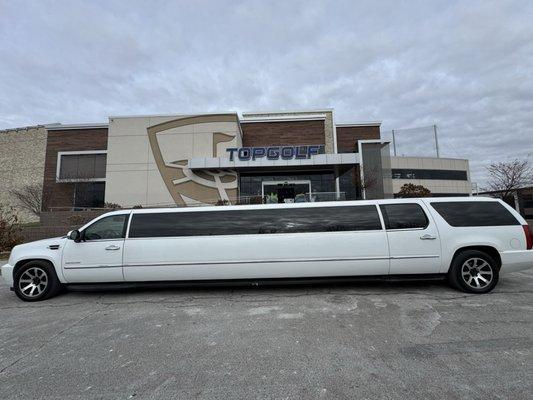 Partyin' Escalade at Top Golf in Fishers, Indiana