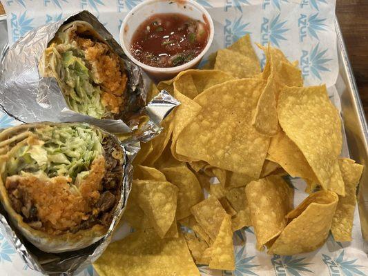 Burrito Loco with steak