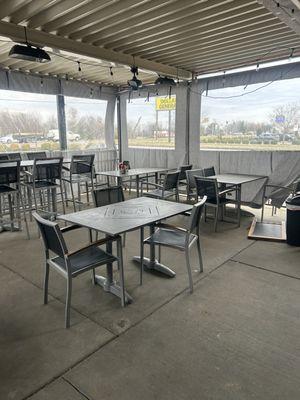 Outdoor seating