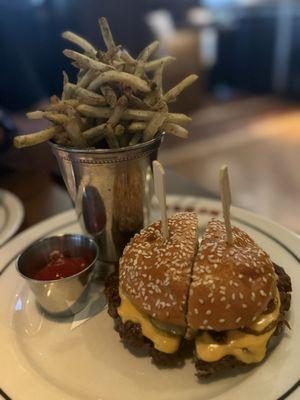 Hamburger $12 during happy hour