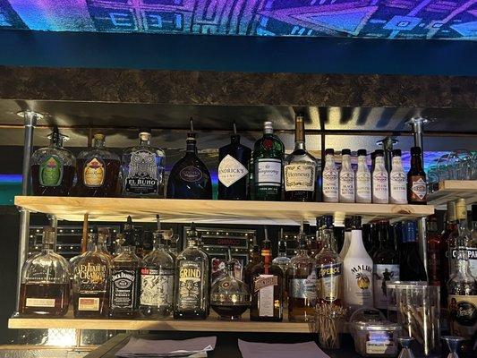 Fully stocked bar