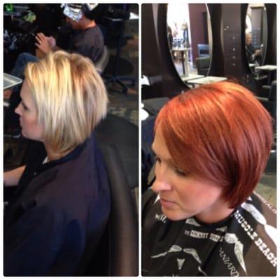 Nothing says "fall" like going RED!!