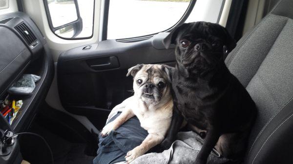 Installation Crew Rolling to yet another Install