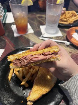 Balogna grilled cheese