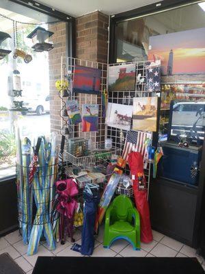 Entryway showcases how wide the selection of goods is here