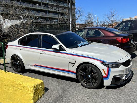 Cool F80 BMW M3 Sedan parked outside