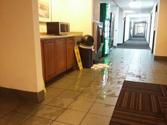 Been like this for 2 hours, nobody to clean up