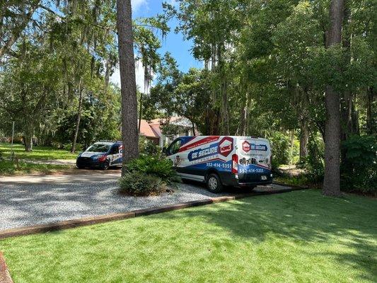 When you call for mobile service, we'll arrive in our professionally branded trucks.