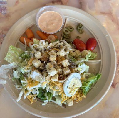First trip to salad bar