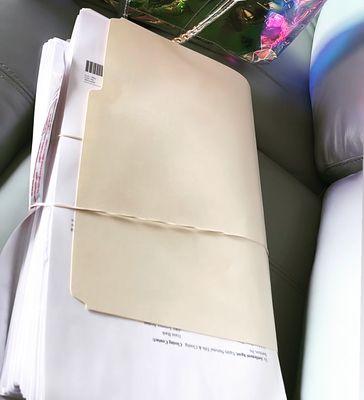 Customer Request. On my way to a Loan Signing.