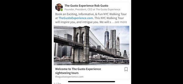 A beautiful view of the Brooklyn Bridge.