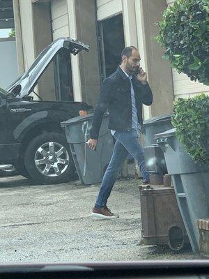 The guy who was very rude to me and unprofessional