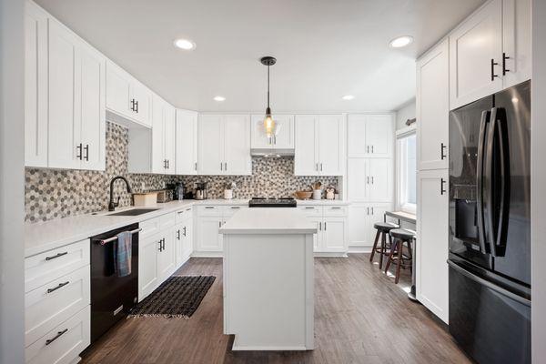 Beautiful kitchen at a recent listing of ours in the Anholm District.