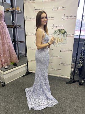 She said yes to the dress!