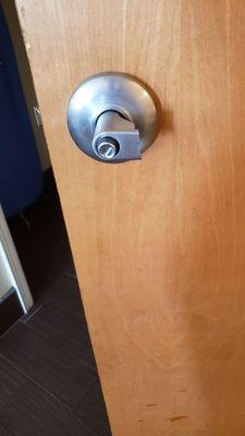 Broken knob