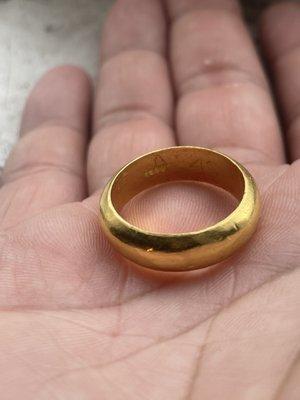 24k gold band 15g