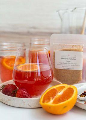 Brother's Blood Orange Tea.