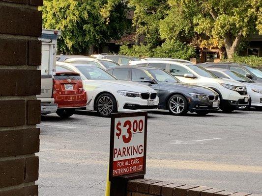 Academy Center - Paid parking lot (Jan 2024)