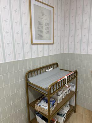 Bathroom - changing station