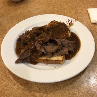 Roast Beef Special includes Texas Toast & Mashed Potatoes & Gravy.