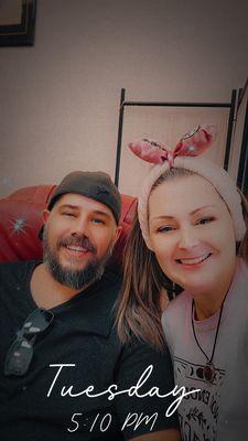 Pedicure day with my bestie