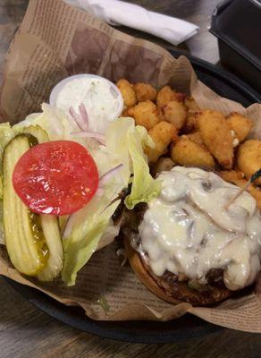 Mushroom & Havarti Burger