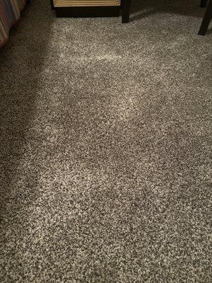 Carpet that was installed.