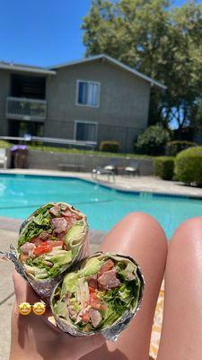 tri tip ceasar wrap!!