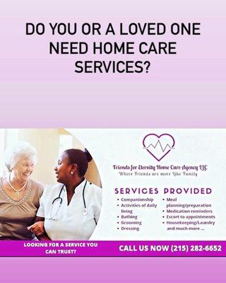 Friends for Eternity Home Care Agency