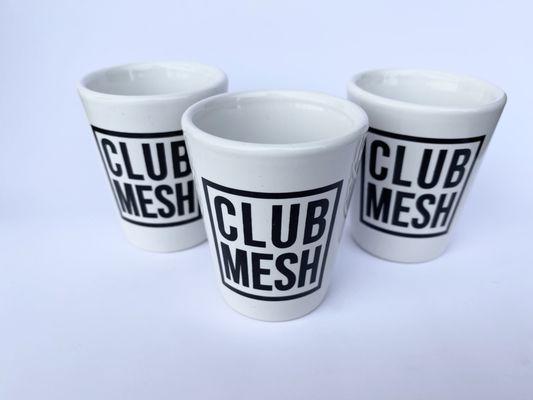 Custom Merchandise for our customers at Club Mesh!