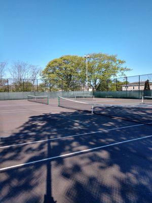 Pickleball and tennis courts