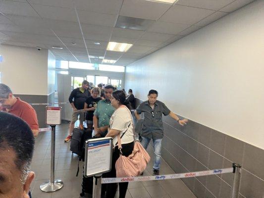 This is just half the line. It goes out the door