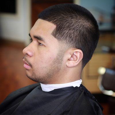 Smooth taper fade and beard by Mattcutzz