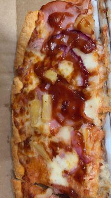 BarBQ Chicken- but substituted ham for chicken and added pineapple! Delicious!