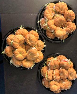 Chicken Salad Croissant Sandwiches.