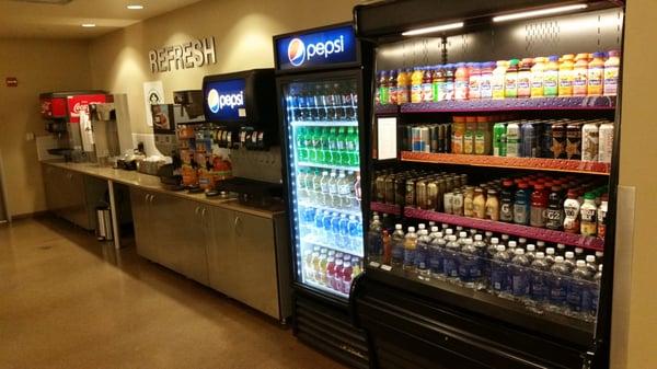 A few of the many drinks to choose from