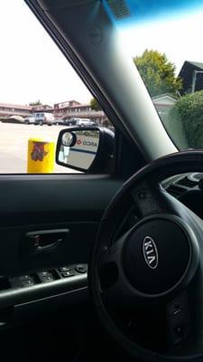 Lower gas price in the area.