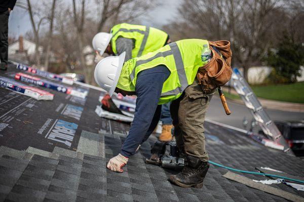 Roof replacement complete - trusted Northern Virginia roofing experts.