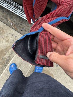 600 dollar wetsuit after 6 wks