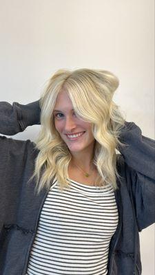 Lived in bright blonde