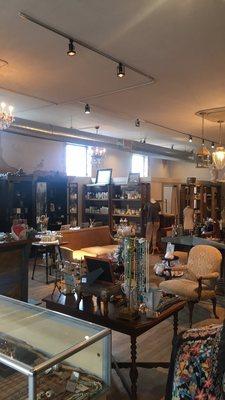 Inside our new location.