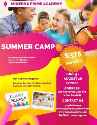 Summer Camp is coming!