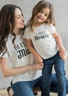 Mommy and Me! Yes please! Create those one of a kind Tee's to express the love and joy you and your little ones share!